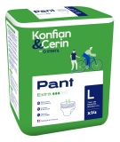 Stentil Konfian & Cerin Pant Extra 14 Cuecas Absorventes para Adultos Tamanho L