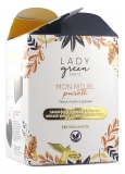 Lady Green Organic Purifying Care Soap 100g + Bamboo Charcoal Konjac Sponge