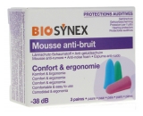Biosynex Protección Auditiva de Espuma 3 Pares