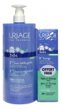 Uriage Bambino 1st Cleansing Water 1 L + 1st Edelweiss Diaper 100 ml Gratis