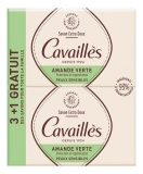 Rogé Cavaillès Extra Mild Soap Green Almond Zestaw 3 x 250 g + 1 Gratis