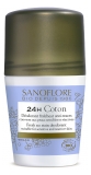 Sanoflore 24H Cotton Anti-Fragrance Roll-On Organic Deodorant 50 ml