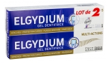 Elgydium Gel Multi-Azione per Denti Set di 2 x 75 ml