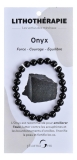 PharmaGem Lithotherapie Armband Onyx 8 mm
