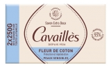 Rogé Cavaillès Savon Extra Doux Fleur de Coton Lot de 2 x 250 g