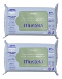 Mustela Toallitas Limpiadoras de Aguacate Lote de 2 x 60 Toallitas