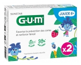 GUM Junior Żel do Zębów Zestaw 2 x 50 ml