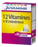 Juvamine 12 Vitaminer & 9 Mineraler 30 Tabletter
