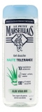 Le Petit Marseillais Gel Douche Hydratant Haute Tolérance Aloe Vera Bio 400 ml