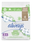 Always Cotton Protection 9 Serviettes Hygiéniques Taille 2 Long