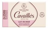 Rogé Cavaillès Sapone al Latte di Rosa Extra Delicato Set di 2 x 250 g