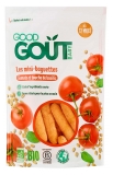 Good Goût Mini-Baguettes Tomate et Touche de Basilic Dès 12 Mois Bio 70 g (à consommer de préférence avant fin 11/2023)