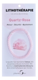 PharmaGem Pulsera Litoterapia Cuarzo-Rosa 4 mm