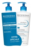Bioderma Atoderm Crème Ultra Crème Hydratante Ultra-Nourrissante Lot de 2 x 500 ml