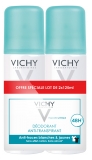 Vichy Déodorant Anti-Transpirant Anti-Traces Aérosol 48H Lot de 2 x 125 ml