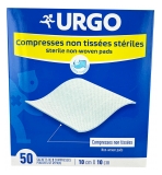 Urgo Compresses Stériles Non Tissées 10 cm x 10 cm 50 Sachets de 2 Compresses