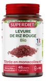 Superdiet Levure de Riz Rouge Bio 45 Gélules