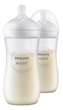 Avent Natural Response 2 Baby Bottles 330ml 3 Months and +