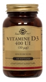 Solgar Vitamin D3 400UI (10µg) 100 Capsules