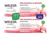 Weleda Ratanhijas zobu pasta 2 x 75 ml iepakojumā