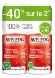 Weleda Roll-on 24H Granatapfel Deodorant Packung 2 x 50 ml