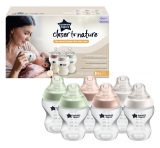 Tommee Tippee Closer to Nature 6 Feeding Bottles 260ml 0 Months and +