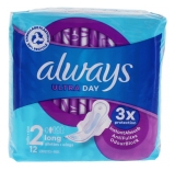 Always Ultra Day 12 Serviettes Hygiéniques Taille 2