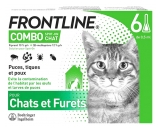 Frontline Combo Spot-On Cats and Ferrets 6 Pipettes