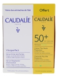 Caudalie Vinoperfect Anti-Spot Radiance Serum 30 ml + Vinosun Protect Cream SPF50+ 25 ml Gratis