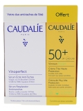 Caudalie Vinoperfect Brightening Dark-Spot Serum 30 ml + Vinosun Protect Cream SPF50+ 25 ml Free