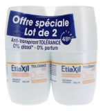 Etiaxil Tolérance Anti-Transpirant Peaux Sensibles Roll-On Lot de 2 x 50 ml