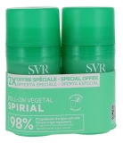 SVR Spirial Déodorant 24h Végétal Roll-On Lot de 2 x 50 ml