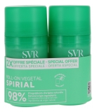 SVR Spirial Desodorizante 24h Vegetal Roll-On Pack de 2 x 50 ml