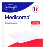 Hartmann Medicomp Compresses en Non-Tissé Stériles 10 x 10 cm 10 x 2 Compresses