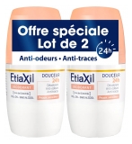 Etiaxil Déodorant Douceur 24H Roll-On Lot de 2 x 50 ml