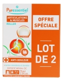 Puressentiel Articulations & Muscles Roller aux 14 Huiles Essentielles Lot de 2 x 75 ml