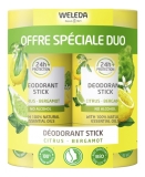 Weleda Dezodorant w Sztyfcie Citrus Bergamot Zestaw 2 x 50 g