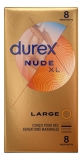 Durex Nude Extra Large XL 8 Préservatifs 