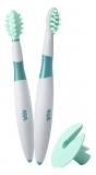 NUK 2 Lernzahnbürsten 6 Monate und älter + 1 Sicherheitsring