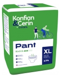 Stentil Konfian & Cerin Pant Extra 14 Culottes Absorbantes pour Adultes Taille XL