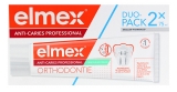 Elmex Dentifrice Anti-Caries Professional Expert 8-18 ans Lot de 2 x 75 ml