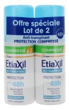 Etiaxil Anti-Transpirant Protection 48H Peaux Sensibles Aérosol Compressé Lot de 2 x 100 ml