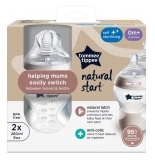 Tommee Tippee Closer to Nature 2 Baby Bottles 260ml 0 Month and +