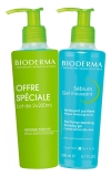 Bioderma Sébium Gel Moussant Nettoyant Purifiant Lot de 2 x 200 ml