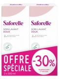 Saforelle Cuidado Limpiador Suave Lote de 2 x 500 ml
