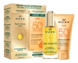 Nuxe Super Ser [10] 30 ml + Sun Cremă de Protecție Solară Topită Față SPF50 50 ml Oferită