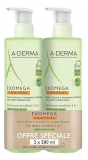 A-DERMA Exomega Control Anti-Scratching 2in1 Emollient Cleansing Gel 2 x 500ml