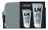 Lierac Homme Energizing Moisturizing Gel 50 ml + Integral Shower Gel 200 ml + Free Kit