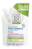 Léa Nature SO BIO étic Crema Doccia Biologica per Pelli Sensibili Eco-Refill 650 ml