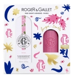 Roger & Gallet Rose Coffret Eau Parfumée Bienfaisante 100 ml + Bougie Parfumée 75 gr Offerte